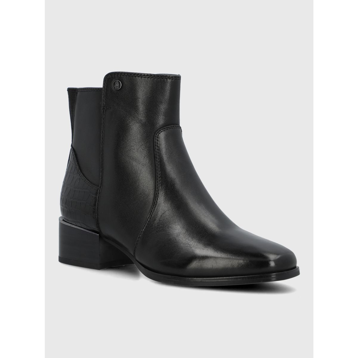 HUSH PUPPIES - Botin Cuero Mujer Samby Negro HUSH PUPPIES