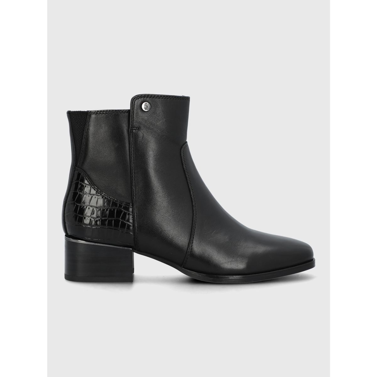 HUSH PUPPIES - Botin Cuero Mujer Samby Negro HUSH PUPPIES