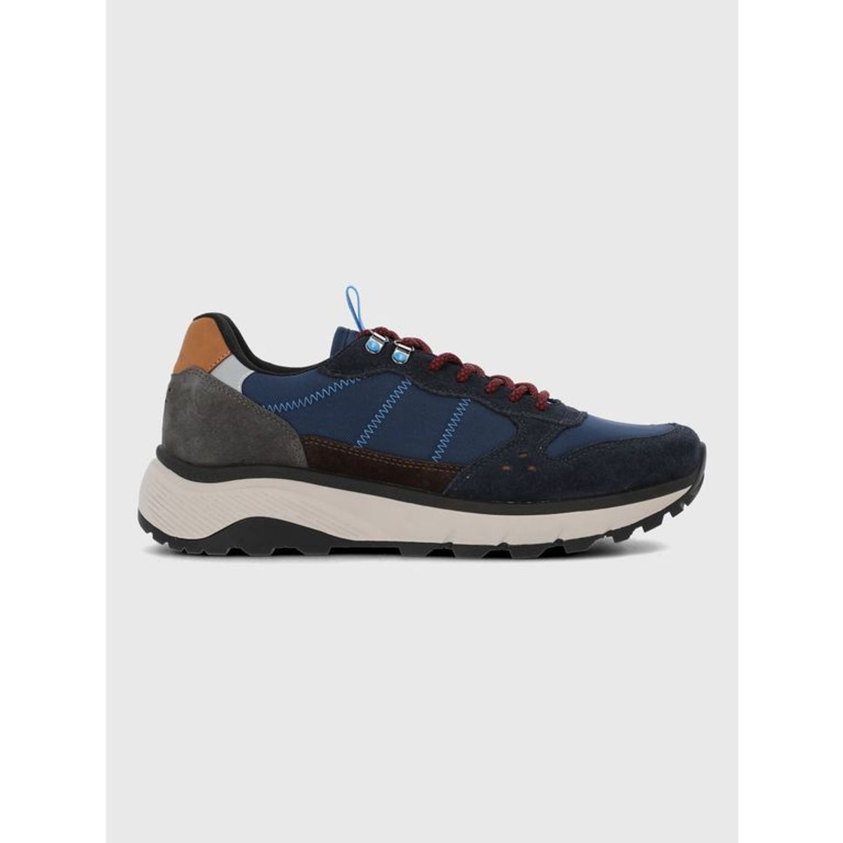 HUSH PUPPIES - Zapatilla Cuero Hombre Lux Azul HUSH PUPPIES