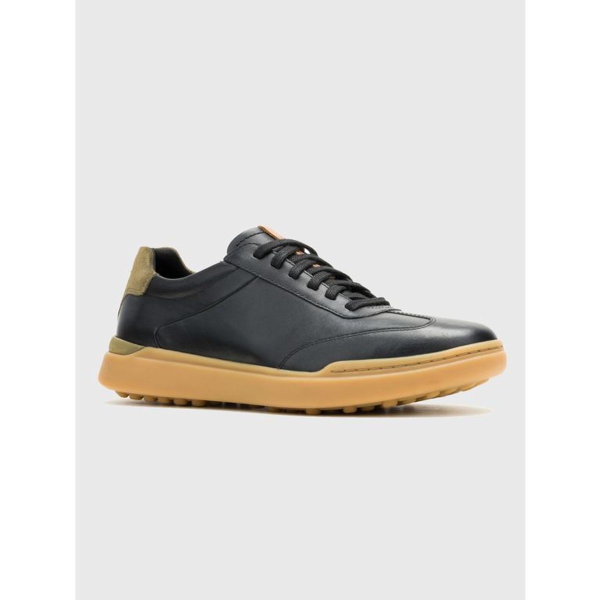 HUSH PUPPIES - Zapatilla Cuero Hombre Wes Cap Toe Negra HUSH PUPPIES