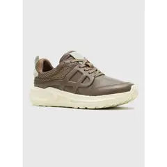 HUSH PUPPIES - Zapatilla Cuero Mujer Seventy8 Runner Gris