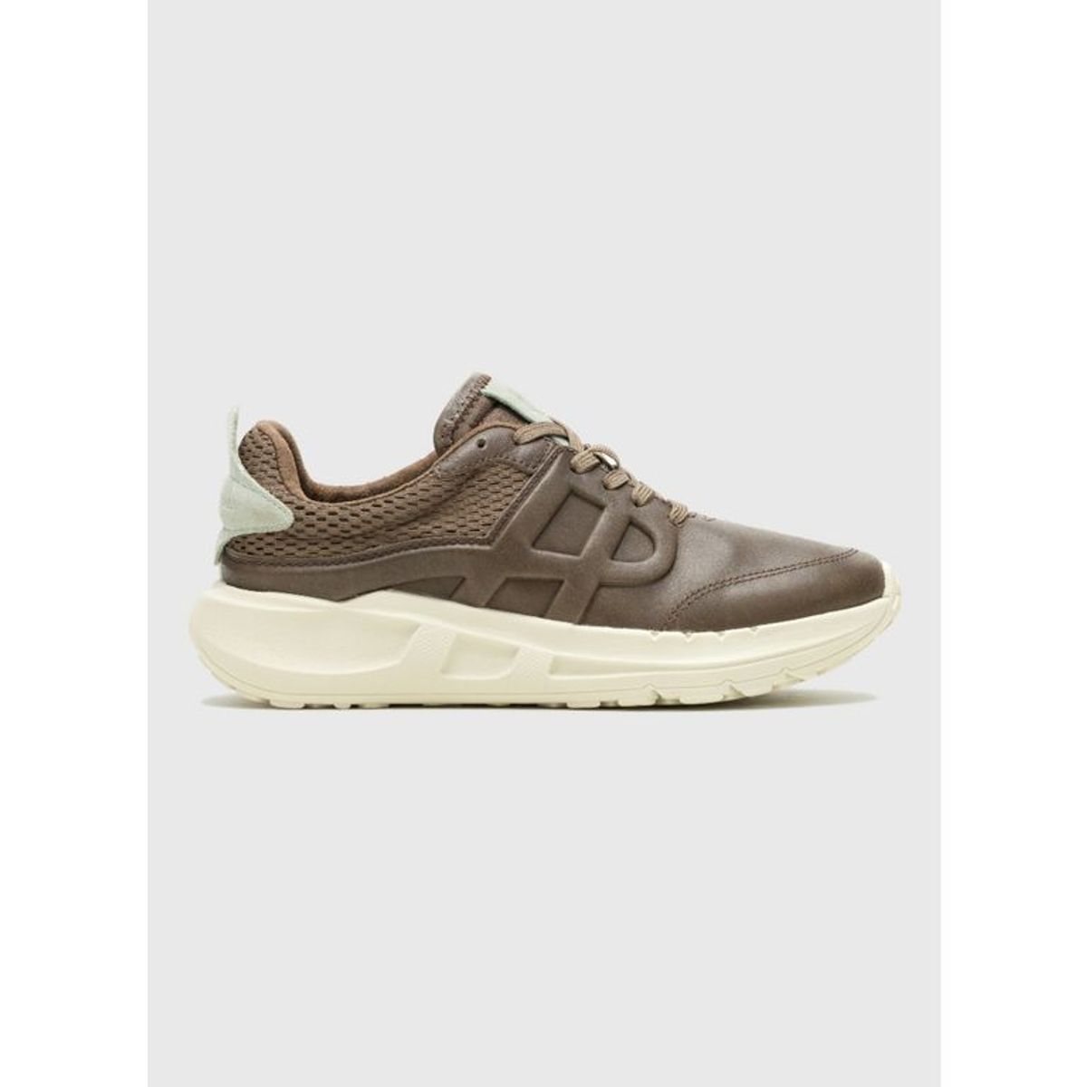 HUSH PUPPIES - Zapatilla Cuero Mujer Seventy8 Runner Gris HUSH PUPPIES