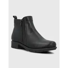 HUSH PUPPIES - Botin Cuero Mujer Patricia Negro