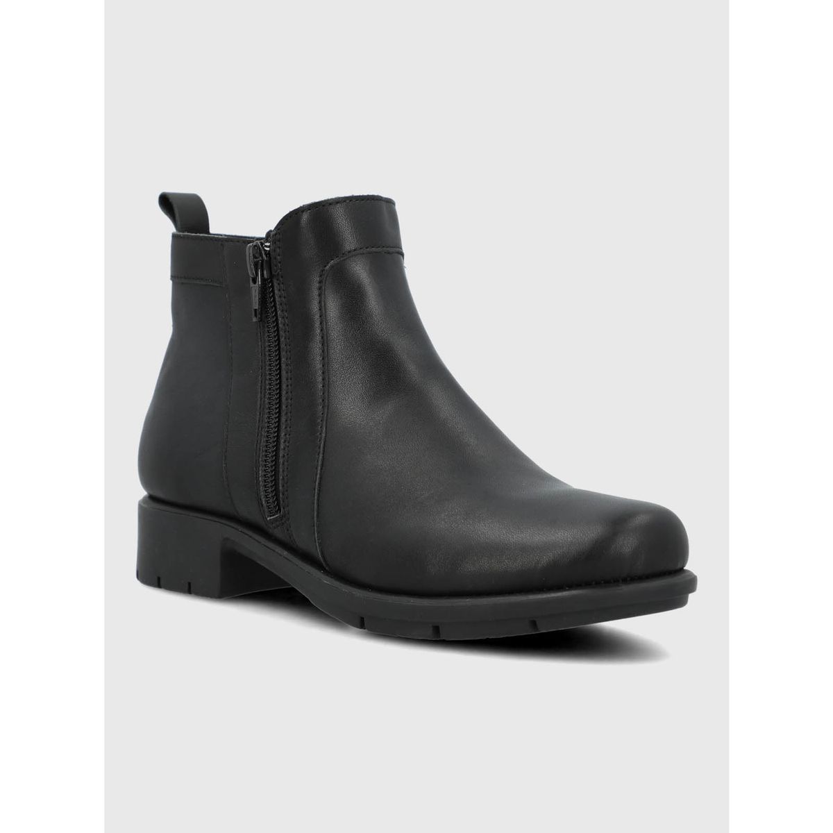 HUSH PUPPIES - Botin Cuero Mujer Patricia Negro HUSH PUPPIES