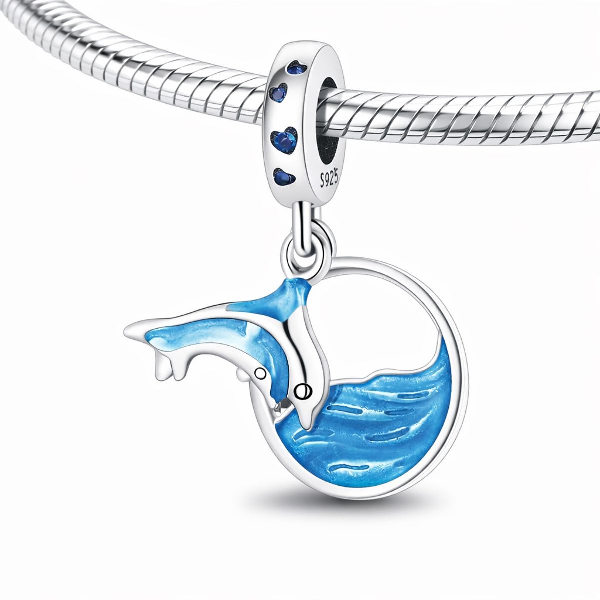 LK LUKSO - Charm Delfín Mar en Plata 925