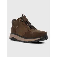 HUSH PUPPIES - Botin Cuero Hombre Gavier Café