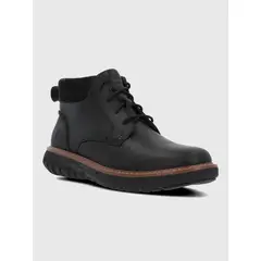 HUSH PUPPIES - Botin Cuero Hombre Smart Lace Boot Negro