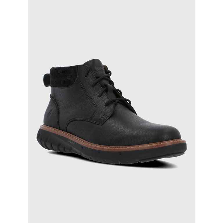 Botin Cuero Hombre Smart Lace Boot Negro