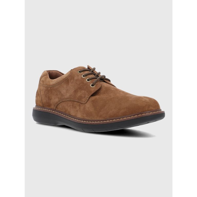 Zapato Cuero Hombre Ohio Café