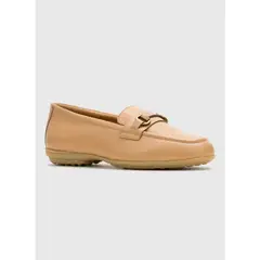 HUSH PUPPIES - Mocasin Cuero Mujer Alice Bit Loafer Café