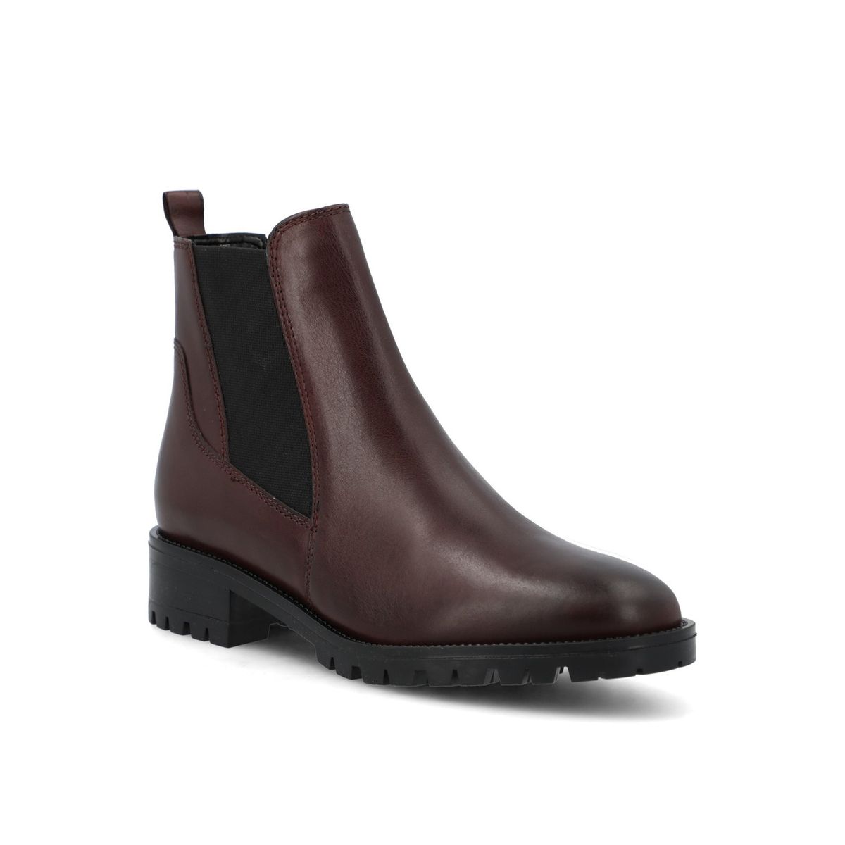 HUSH PUPPIES - Botin Cuero Mujer Carmeli Burdeo HUSH PUPPIES