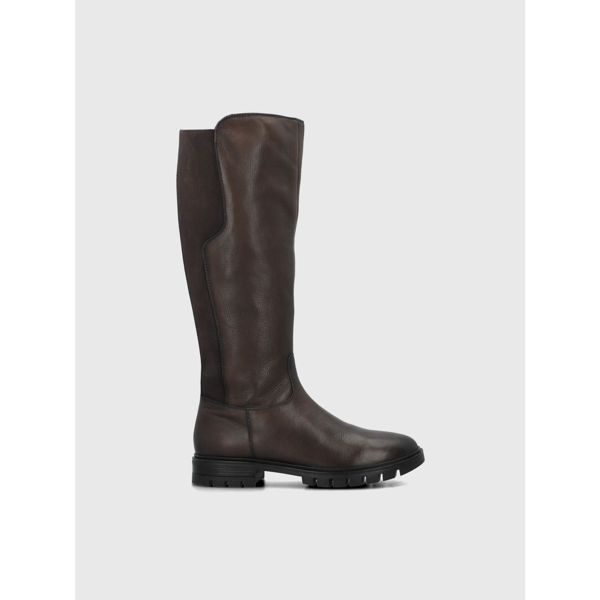 HUSH PUPPIES - Bota Cuero Mujer Marcella Café HUSH PUPPIES