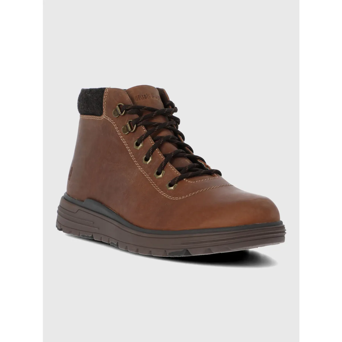 HUSH PUPPIES - Botin Cuero Hombre Jorano Café HUSH PUPPIES
