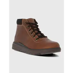 HUSH PUPPIES - Botin Cuero Hombre Jorano Café