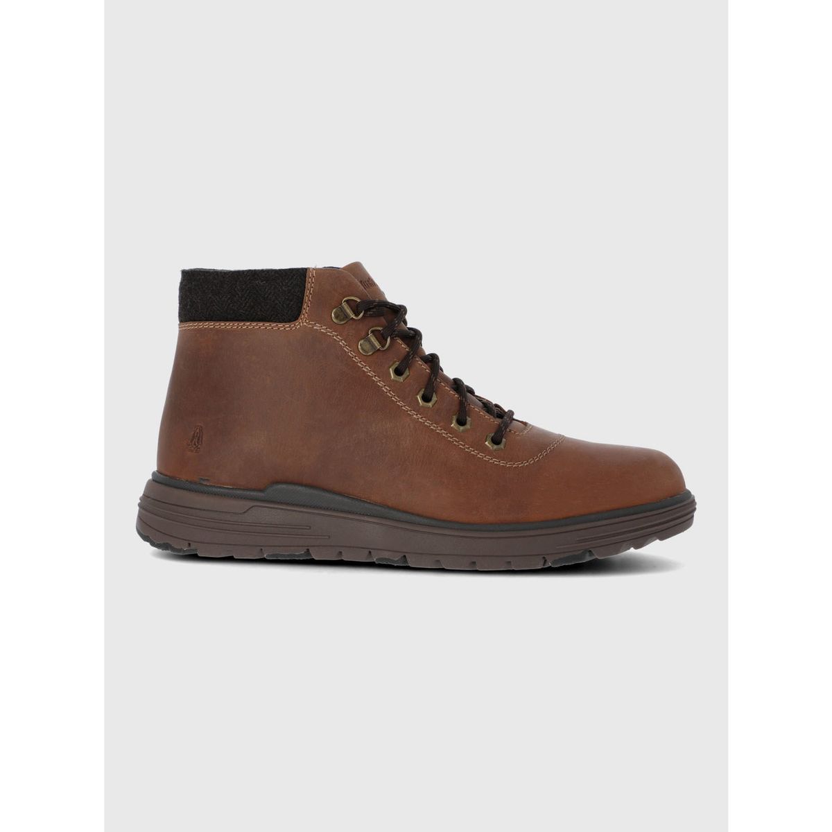 HUSH PUPPIES - Botin Cuero Hombre Jorano Café HUSH PUPPIES