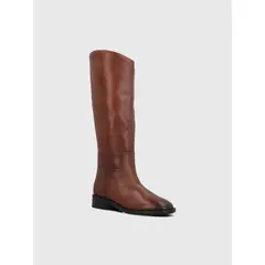 HUSH PUPPIES - Bota Cuero Mujer Jorse Café