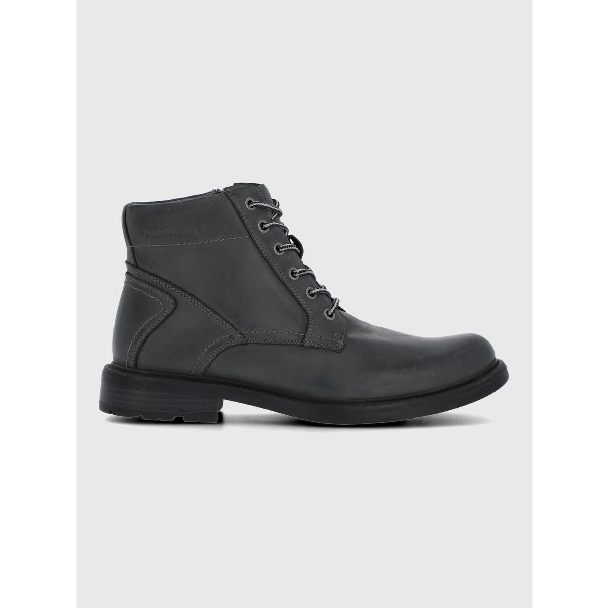 HUSH PUPPIES - Botin Cuero Hombre Quero Gris HUSH PUPPIES