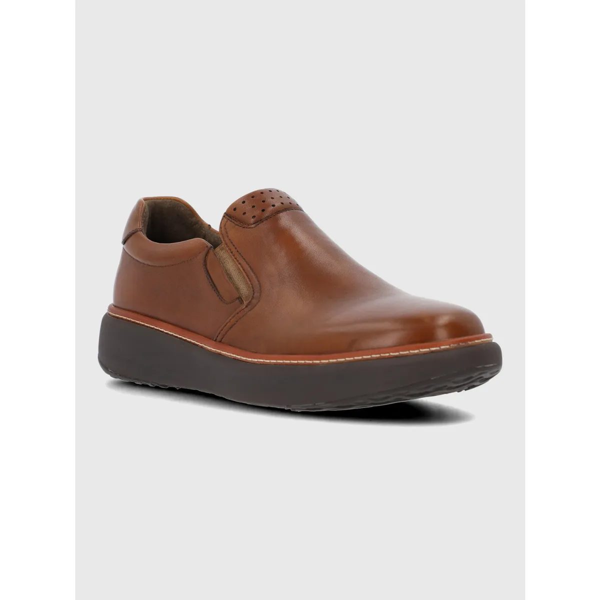 HUSH PUPPIES - Slip On Cuero Hombre Lite G Café HUSH PUPPIES