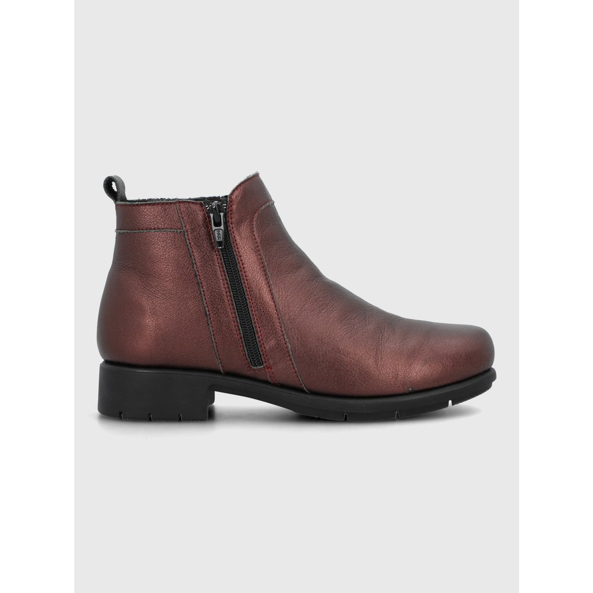 HUSH PUPPIES - Botin Cuero Mujer Patricia Rojo HUSH PUPPIES
