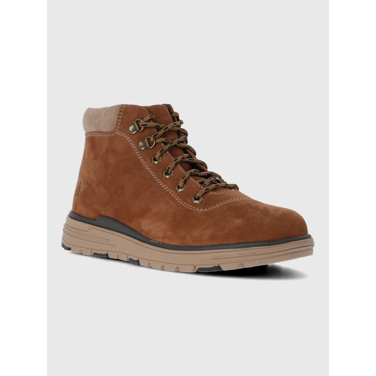 Botin Cuero Hombre Jorano Café Claro