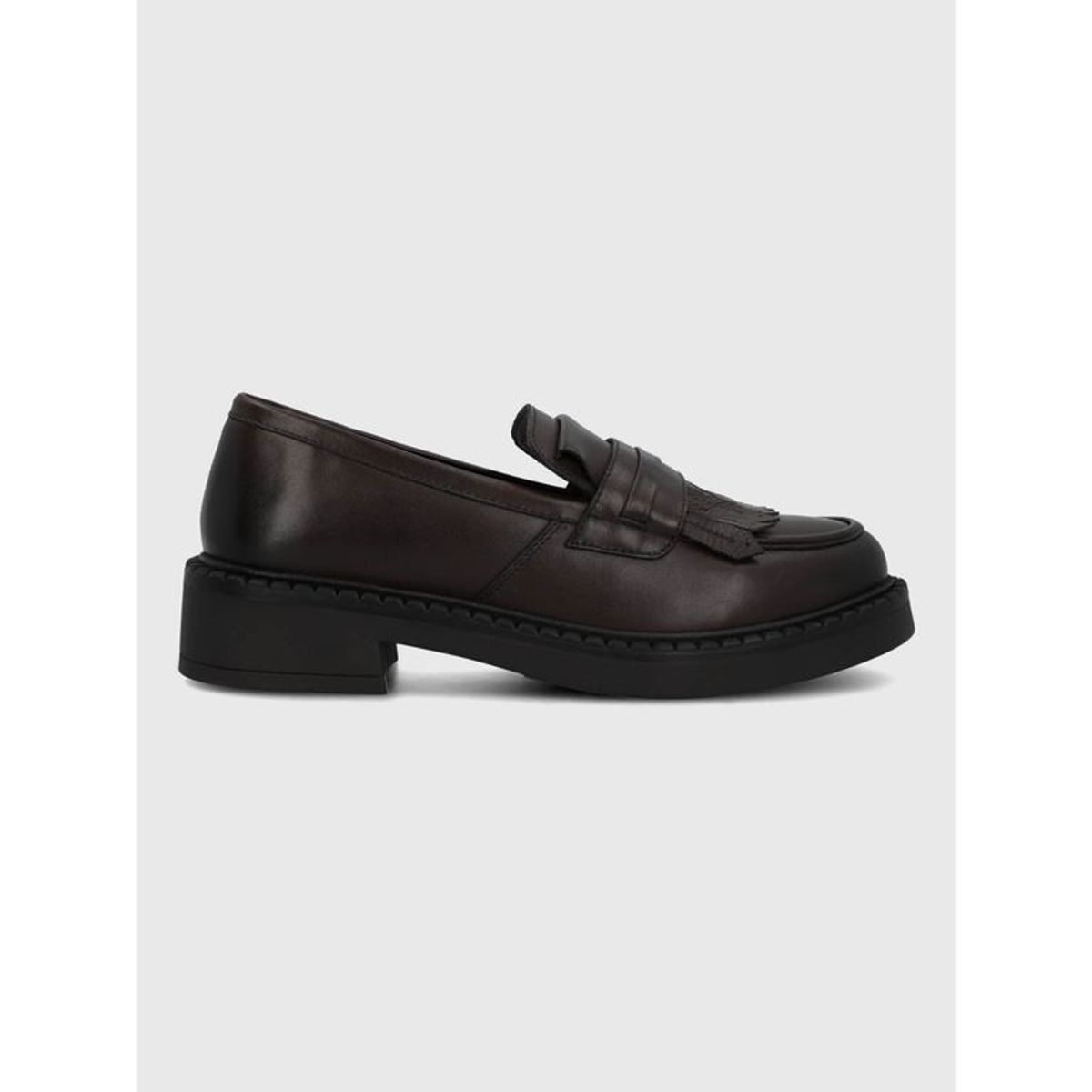 HUSH PUPPIES - Mocasin Cuero Mujer Flipy Café HUSH PUPPIES