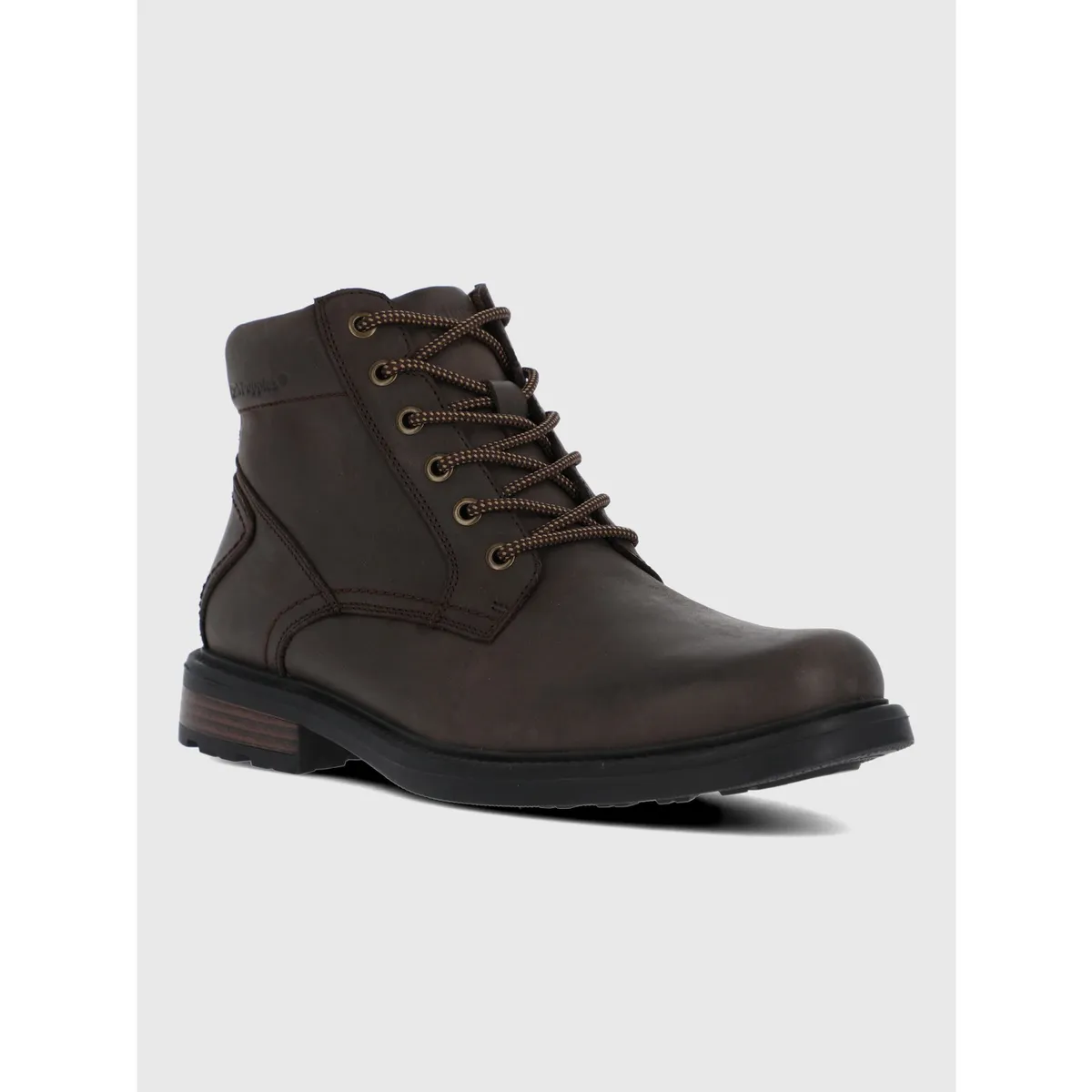 HUSH PUPPIES - Botin Cuero Hombre Quero Café Oscuro HUSH PUPPIES