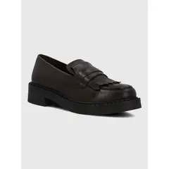 HUSH PUPPIES - Mocasin Cuero Mujer Flipy Café
