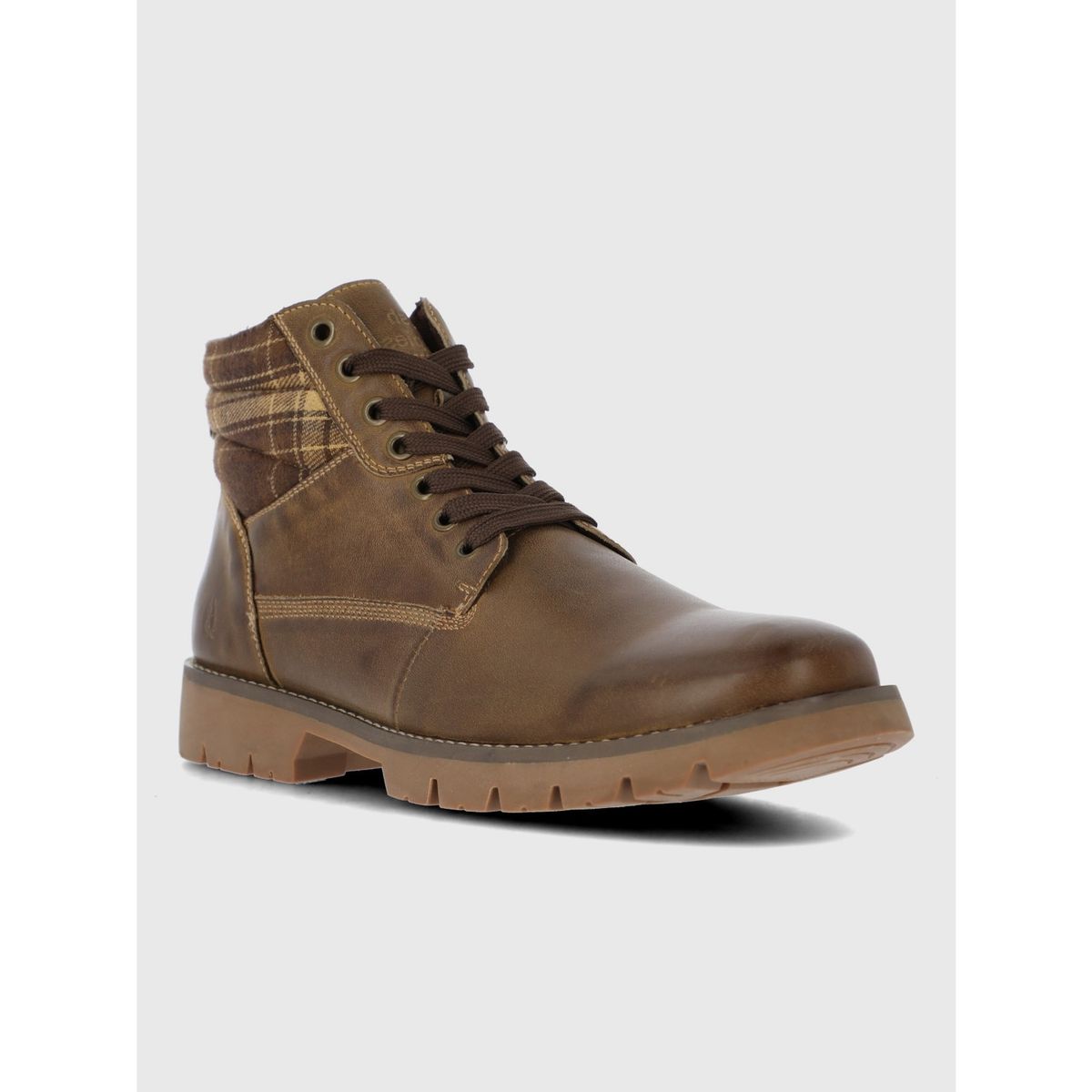 HUSH PUPPIES - Botin Cuero Hombre Rosco Café HUSH PUPPIES