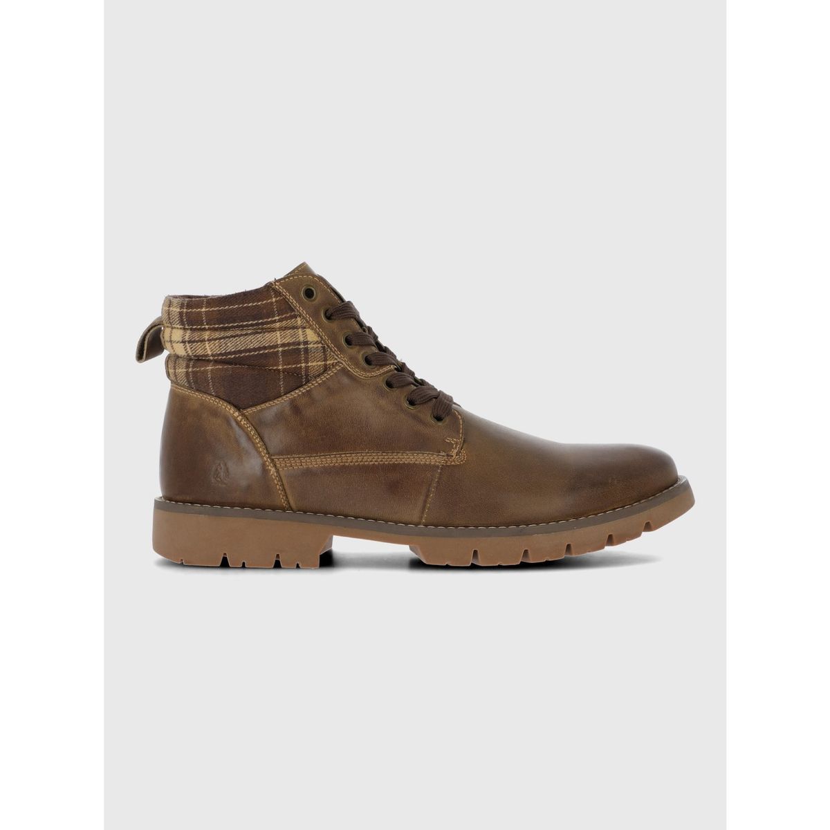 HUSH PUPPIES - Botin Cuero Hombre Rosco Café HUSH PUPPIES