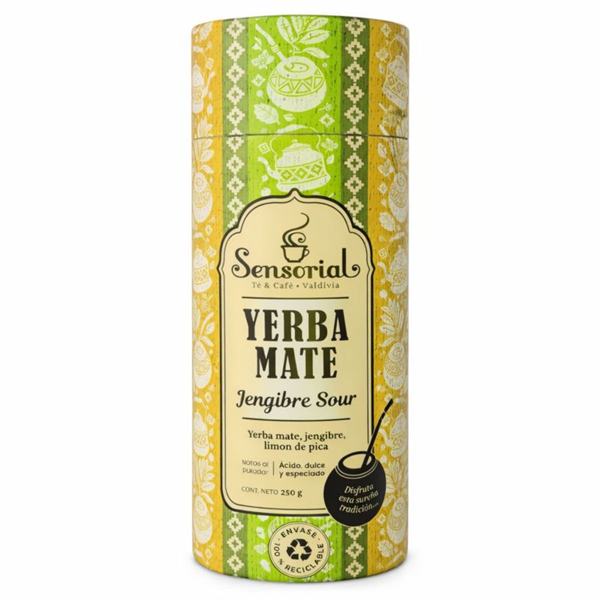 SENSORIAL - yerba mate jengibre sour 250g