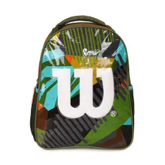 WILSON - Mochila infantil unisex Fusion verde multicolor
