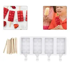 PASTELERIUS - X2 Molde De Silicona Para Helados Molde De Helado 051 Moldes De Silicona Para Helados Molde Silicona