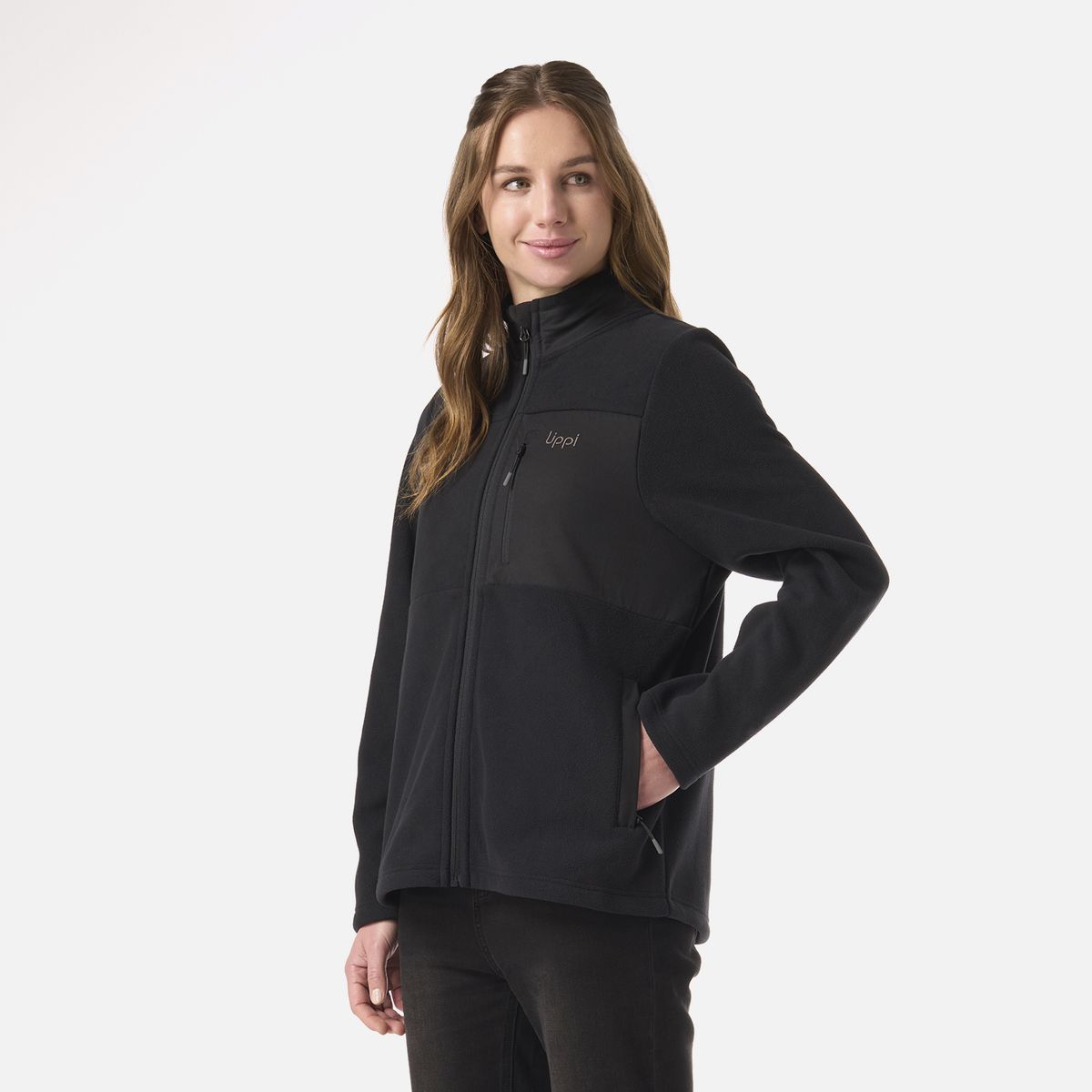LIPPI - Polar Mujer Creekfront Therm-Pro Hoody Jacket Negro Lippi