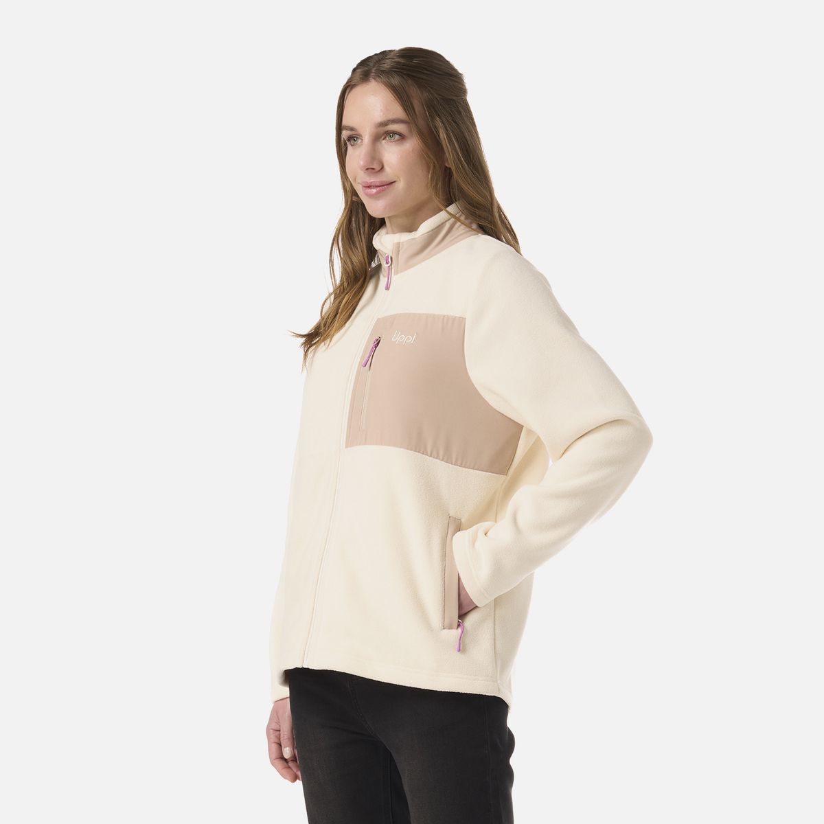 LIPPI - Polar Mujer Creekfront Therm-Pro Hoody Jacket Crudo Lippi