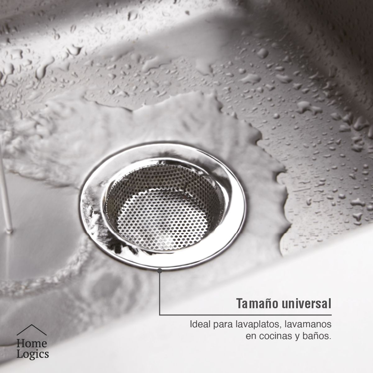 HOME LOGICS - Set 3 Filtros Rejillas Cocina Acero Inoxidable Home Logics Kiosclub