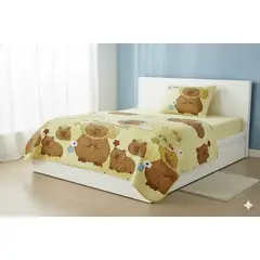 GENERICO - CUBRECAMA DE VERANO CAPIBARA 1.5 PLAZAS DELGADO QUILT LZ