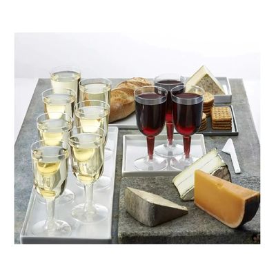 Imagen 2 del producto 50 Copas De Vino Copa Acrilico Copa Plastico Copas Fiesta Eventos Vino Cóctel 6oz/177ml Transparente