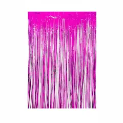 GENERICO - Cortina Cotillon Fucsia 100x300cm