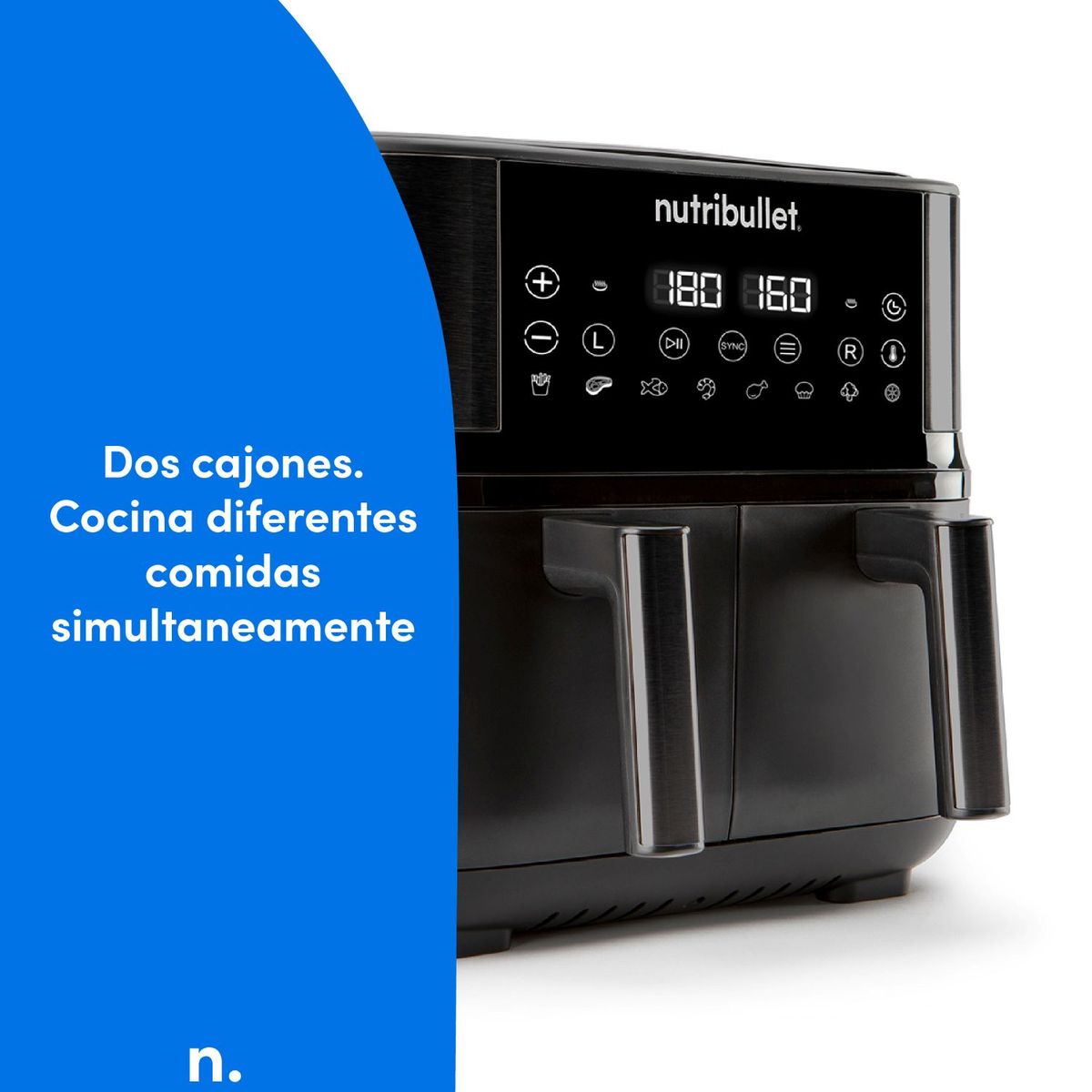 NUTRIBULLET - Freidora de Aire Digital Nutribullet Twin Drawer