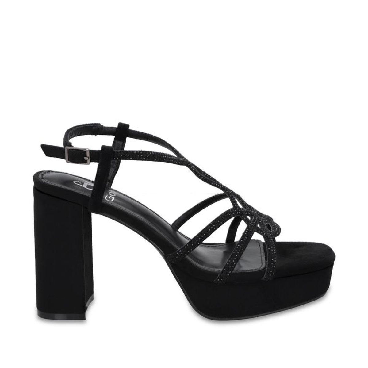 GOTTA - Sandalia Taco Negra Mujer 65911