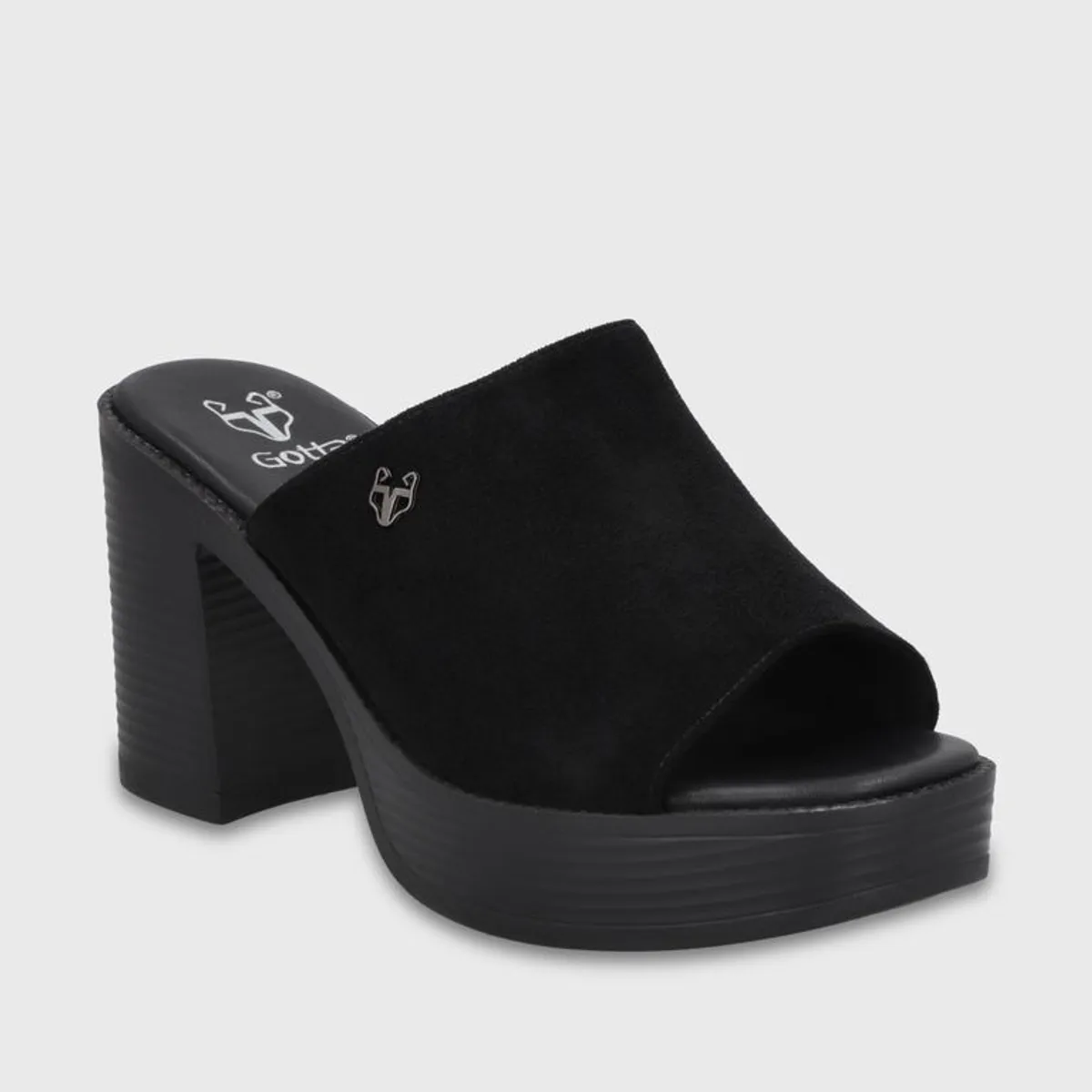GOTTA - Sandalia Taco Negra Mujer 65920