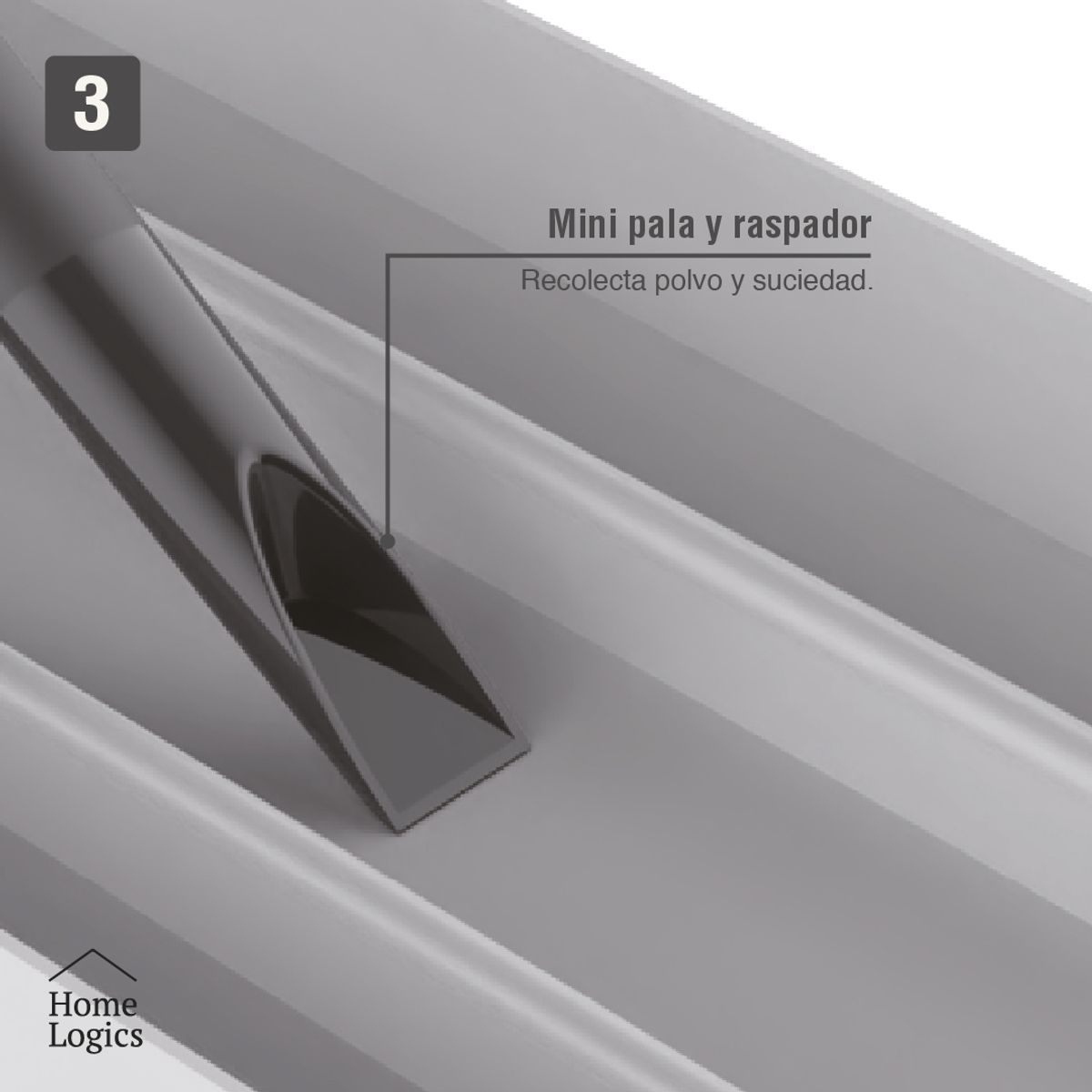 HOME LOGICS - Kit 4 Cepillos Limpieza Detallada Cocina Platos Home Logics Kiosclub