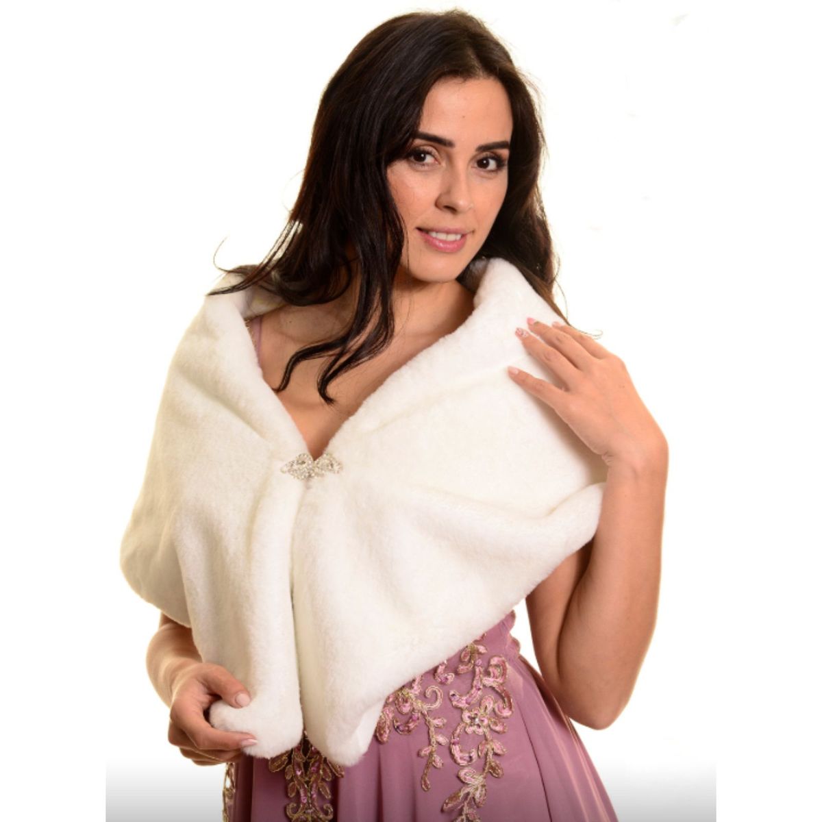 LIKE SHOP - Tapado Algodón Estola Elegante Envolvente Estilo Peluche 6063