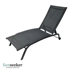 SUNSEEKER - Reposera Verano Piscina Playa Plástica Aluminio Kiosclub