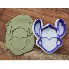 GENERICO - Stitch Amor San Valentín Cortador de Galletas