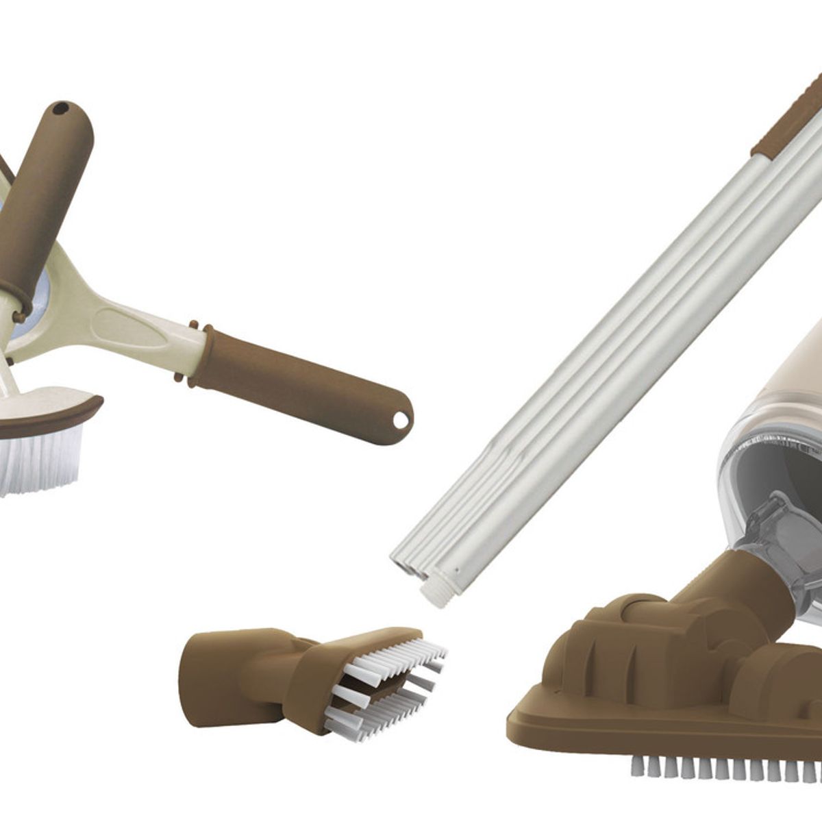 KOKIDO - Kit aspiradora recargable inalámbrica Boreal 05 y accesorios para piscina y Spa