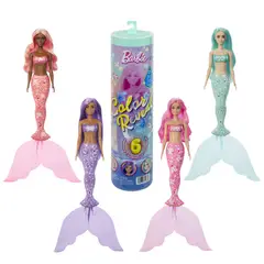 BARBIE - Sirena Muñeca Color Reveal Sorpresa Original