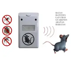 GENERICO - Repelente Ratones Ultrasonido Ahuyenta Ratas Plagas Insectos