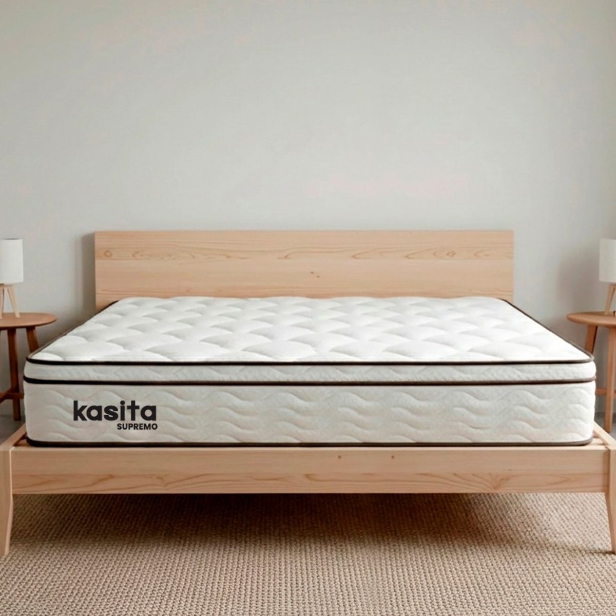 GENERICO - Colchon King Resortes 180x200x30 Kasita Premium Supremo