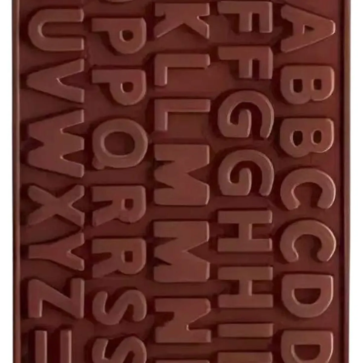 PASTELERIUSCL - Moldes Chocolate Moldes De Silicona Molde Doble Abecedario